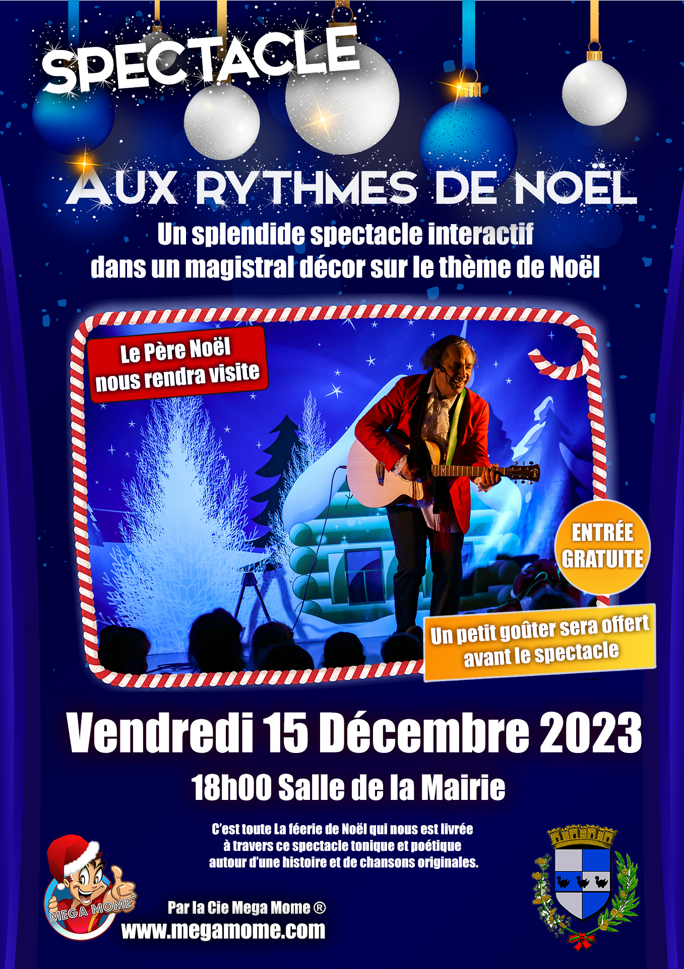 Spectacle 'Aux Rythmes de Noël' Par la Cie Mega Mome